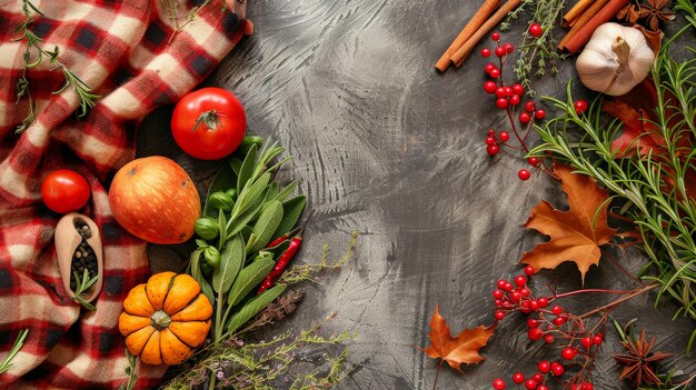 Ingrediente proaspete aranjate pe masă